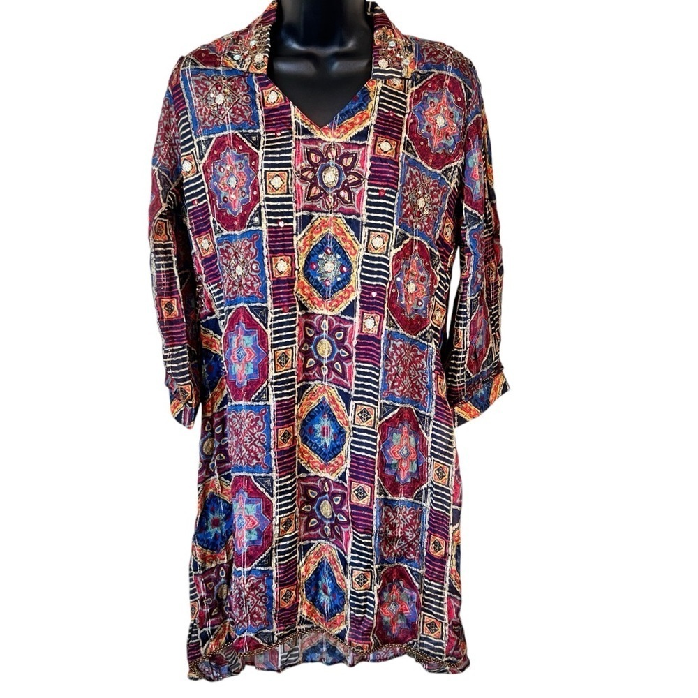 Indian kurti pakistani kurtee embellished tunic top